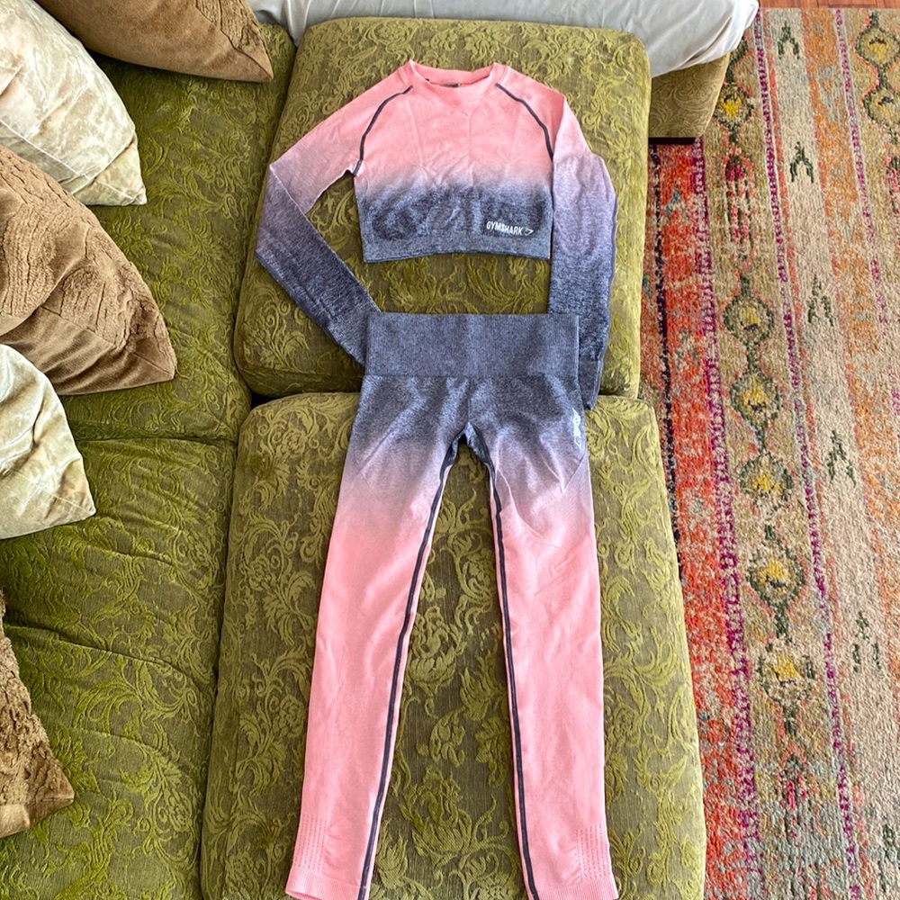 Gymshark seamless Ombré Workout Set